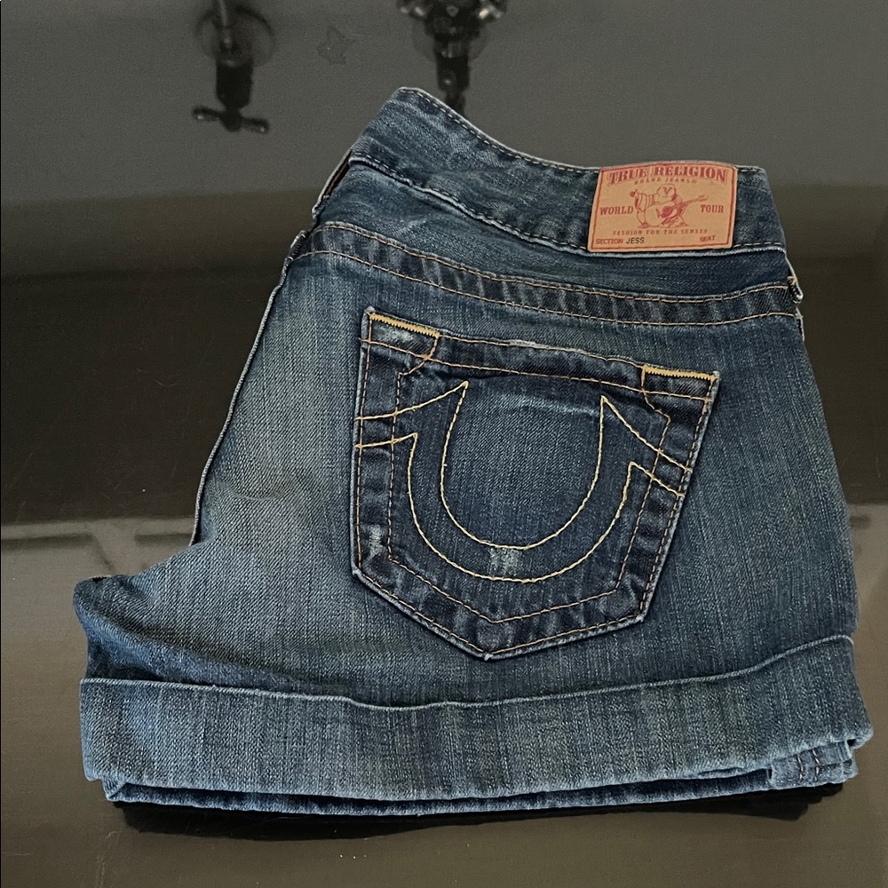 True Religion Jess jean shorts